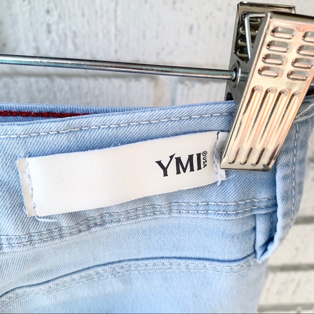 💕 YMI Light Wash Skinny Jeans Size 1👖 - Picture 7 of 9